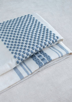 Handwoven Gray Kitchen Towels Lula Mena