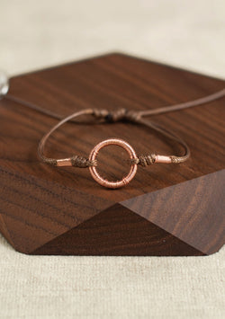 Brown Copper Circle Bracelet Lula Mena