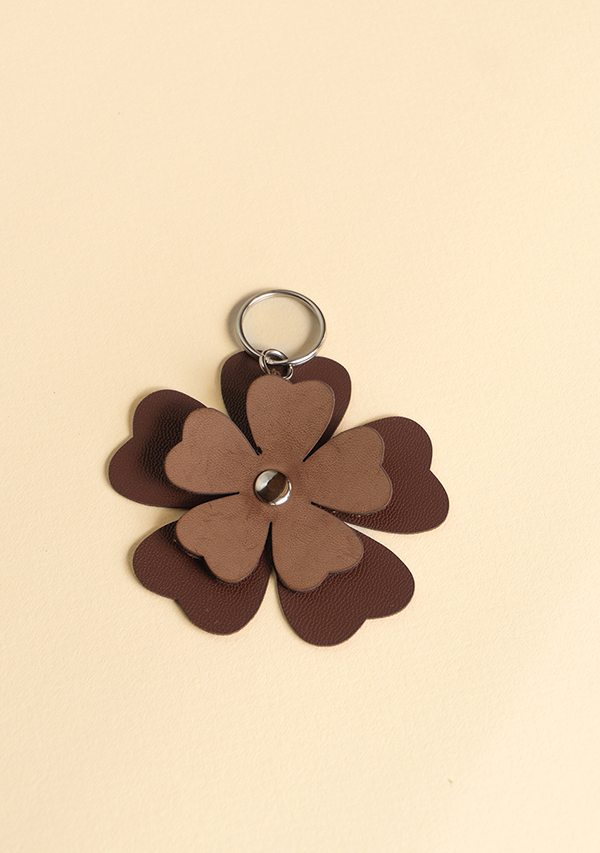 Llavero Florecer Café oscuro y burlywood (Copy) Lula Mena