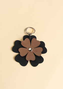 Llavero Flora - Negro y Marrón (Copy) Lula Mena