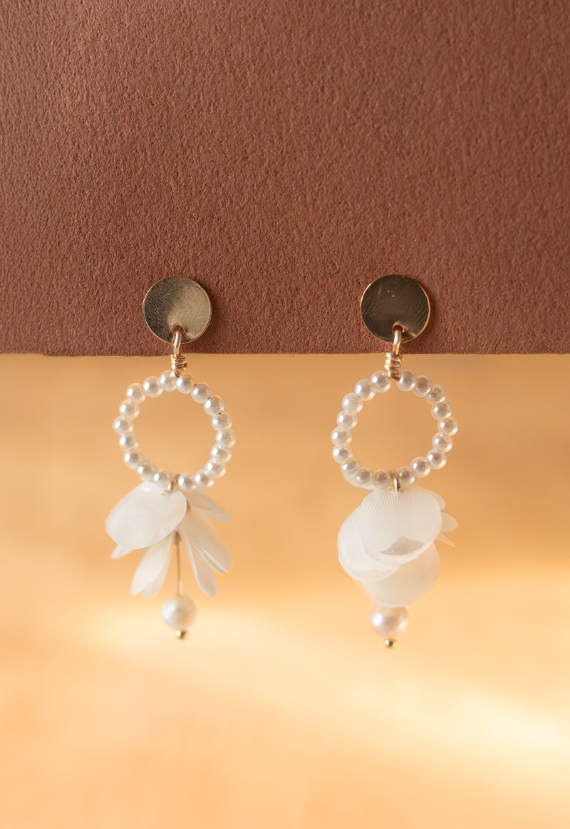 Moonlit Tide Handcrafted Hoop Earrings (Copy) Lula Mena