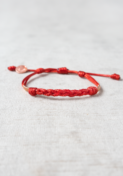 Red Braided Bracelet Lula Mena