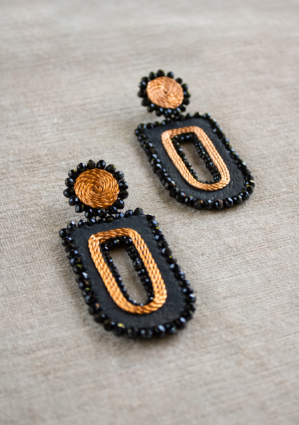 Arched Copper Earrings Lula Mena