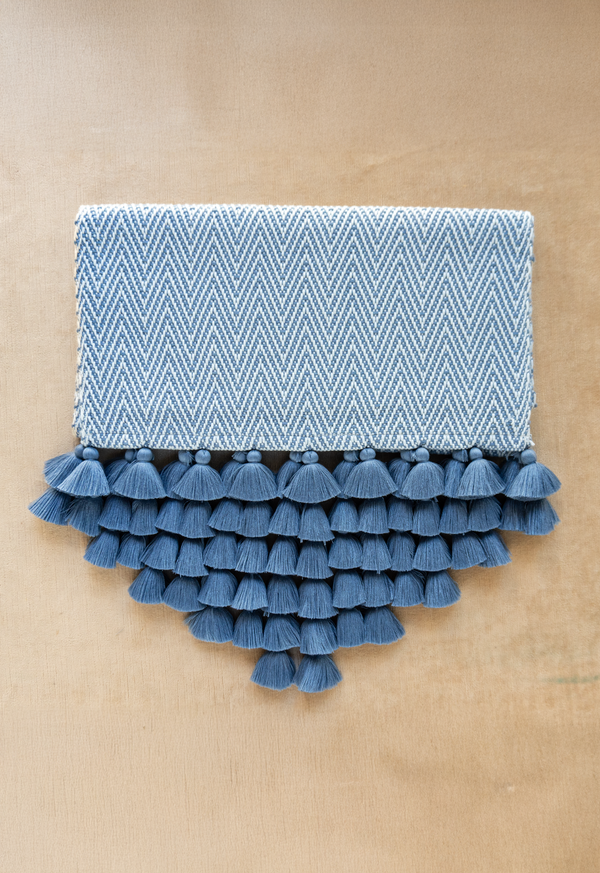 Handwoven Arrow Dark Gray Table Runner (Copy) Lula Mena