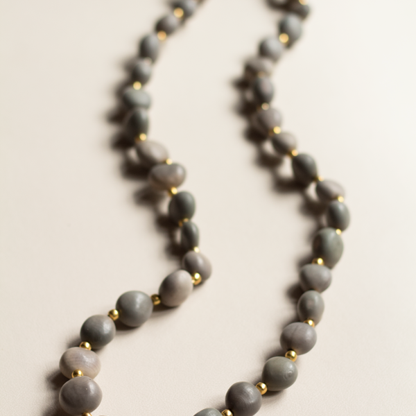 Alvellana & Gold Bead Necklace – Lula Mena