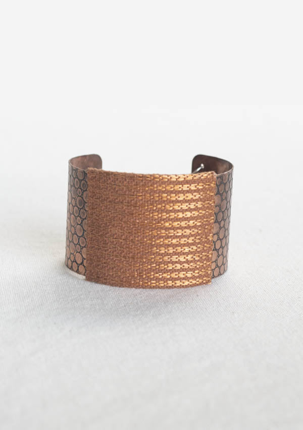 Copper Pattern Bracelet Lula Mena