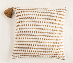 Handwoven Cadena Copper Pillow Lula Mena